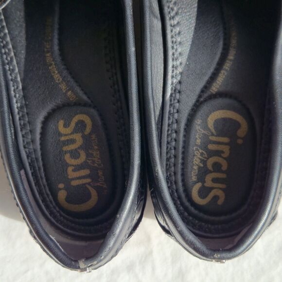 Circus Sam Edelman Penny Loafer Lug Black Croc Desmond Women Size 8 - Picture 5 of 16